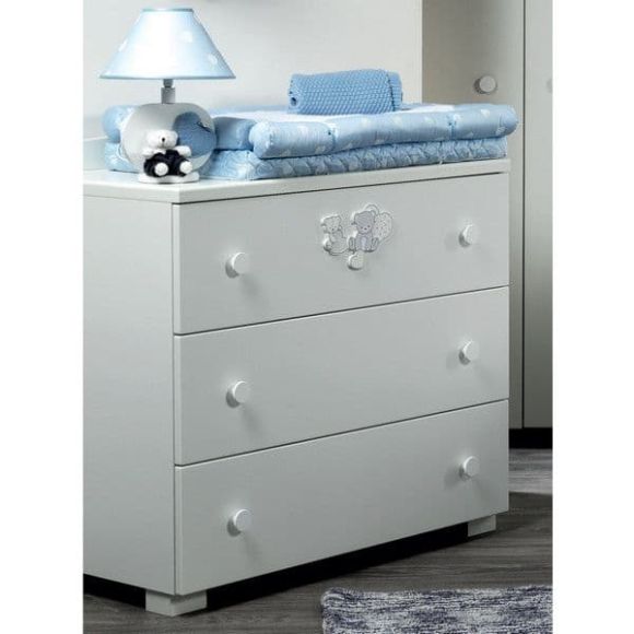 Great Picci drawer with 3 drawers Amelie Bianco στο Bebe Maison