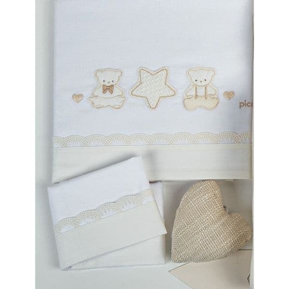 Set sheets Picci 3 pcs Nanny Panna στο Bebe Maison