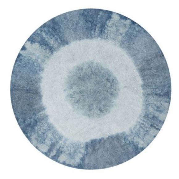 Παιδικό χαλί Lorena canals στρόγγυλο Tie-Dye Azul vintage 150εκ. στο Bebe Maison