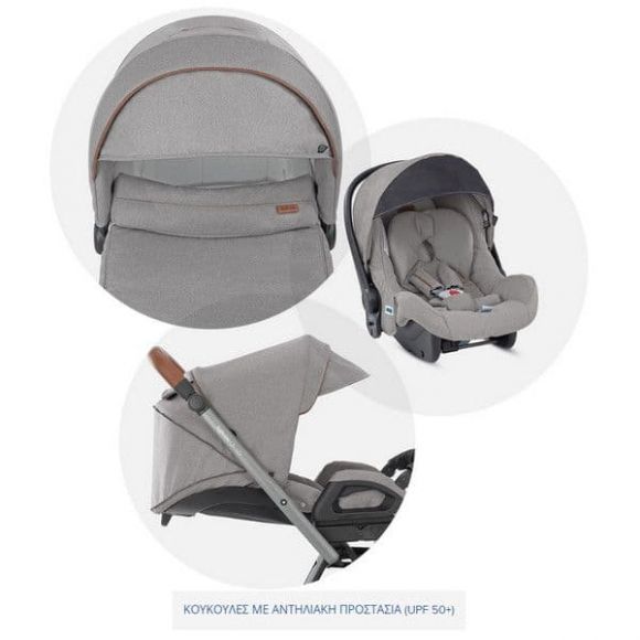 Πολυκαρότσι Inglesina Quad System Quattro Derby grey στο Bebe Maison