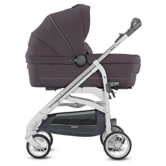 Πολυκαρότσι Inglesina Trilogy System Duo Marron Glace-σκελετός silver/white στο Bebe Maison