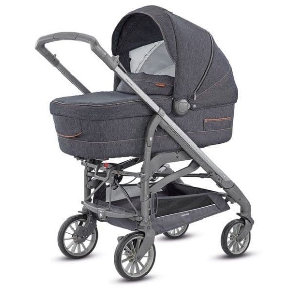 Πολυκαρότσι Inglesina Trilogy System Duo Village Denim-σκελετός city titanium/slate στο Bebe Maison