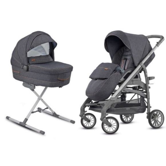 Πολυκαρότσι Inglesina Trilogy System Duo Village Denim-σκελετός titanium/slate στο Bebe Maison