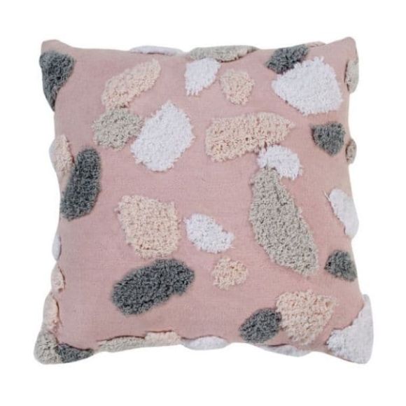 Lorena Canals pillow square terrazzo rose quartz στο Bebe Maison