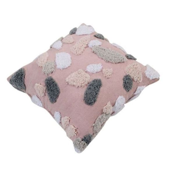 Lorena Canals pillow square terrazzo rose quartz στο Bebe Maison