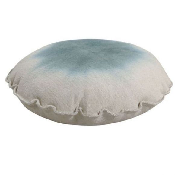 Round pillow lorena canals tie-dye blue στο Bebe Maison