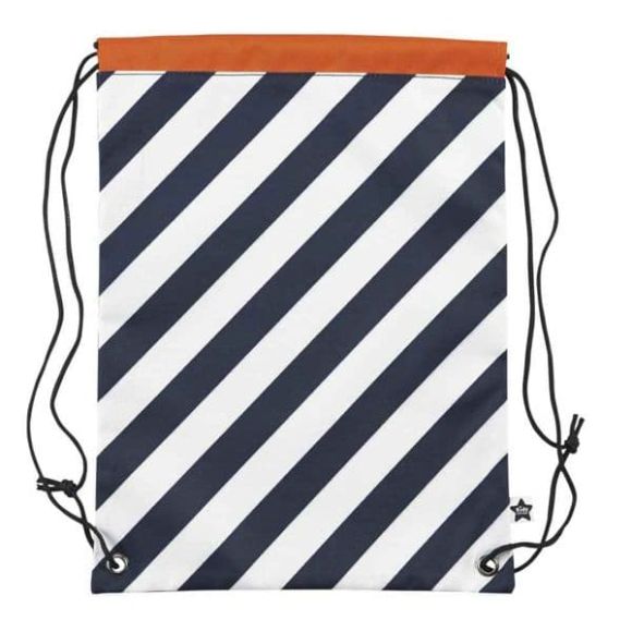 Kids Concept Gym Bag Striped (black and white) στο Bebe Maison