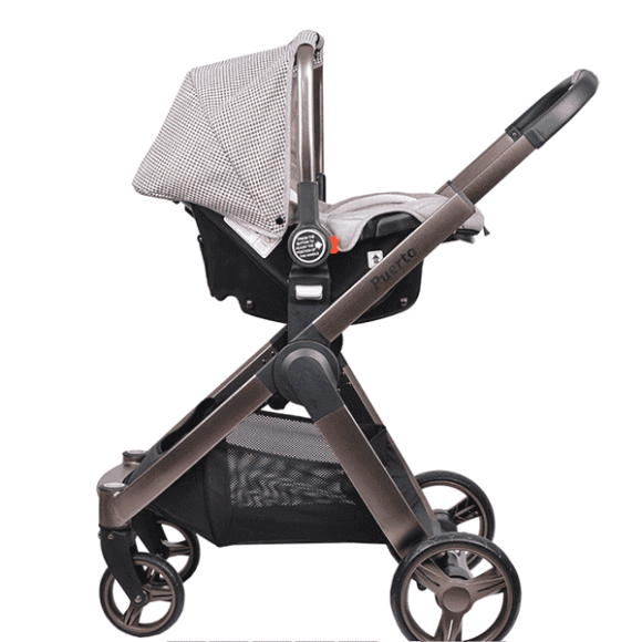 Πολυκαρότσι Bebe Stars 3σε1 Puerto με τσάντα Bronze-Beige στο Bebe Maison