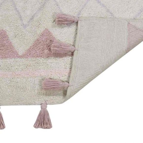 Children&#39;s carpet Lorena Canals Azteca natural vintage nude 140x200 στο Bebe Maison