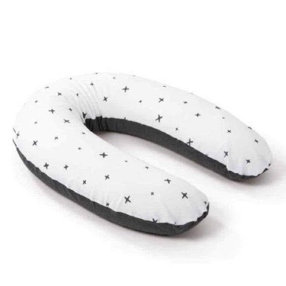 Doomoo Buddy Stars Anthracite Breastfeeding Pillow στο Bebe Maison