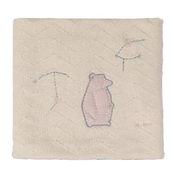 Κουβέρτα μάλλινη αγκαλιάς Picci από τη συλλεκτική σειρά Dili Best σχέδιο Astrid pink στο Bebe Maison