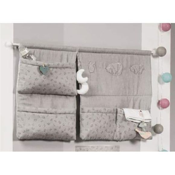 Picci wall banner from the collectible series Dili Best Astrid Plan Gray στο Bebe Maison