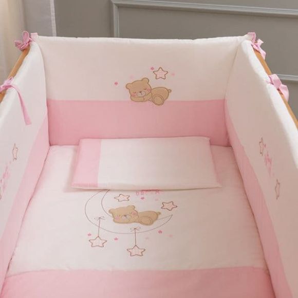 Σετ προίκας 6τμχ Funna Baby σχέδιο Sweet Dream pink στο Bebe Maison