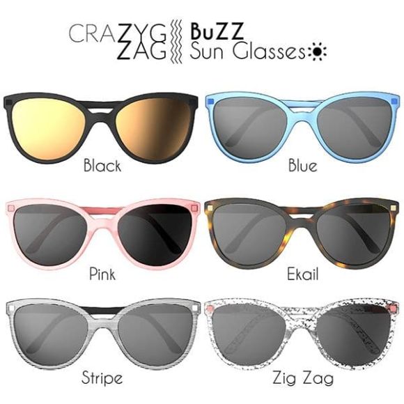 Γυαλιά Ηλίου KiETLA 6-9 ετών CraZyg-Zag SUN BuZZ Black στο Bebe Maison