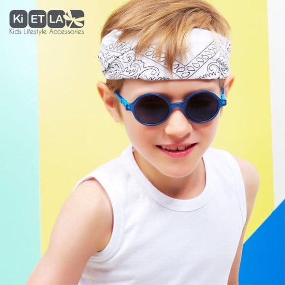 Kietla 9-12 year old sunglasses Crazyg-Zag Sun Rozz Blue στο Bebe Maison