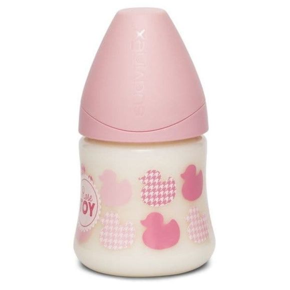 Suavinex bottle toys Girls PP 150 ml with anatomical nipple silicone duckling στο Bebe Maison