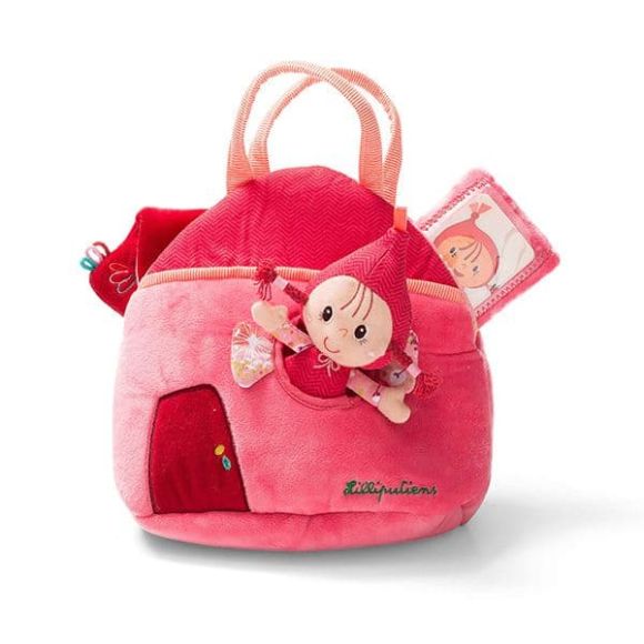 Lilluputiens fabric bag with 4 red -haired accessories στο Bebe Maison