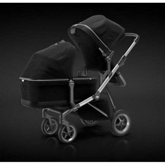 Καρότσι διδύμων Thule Sleek Midnight Βlack στο Bebe Maison