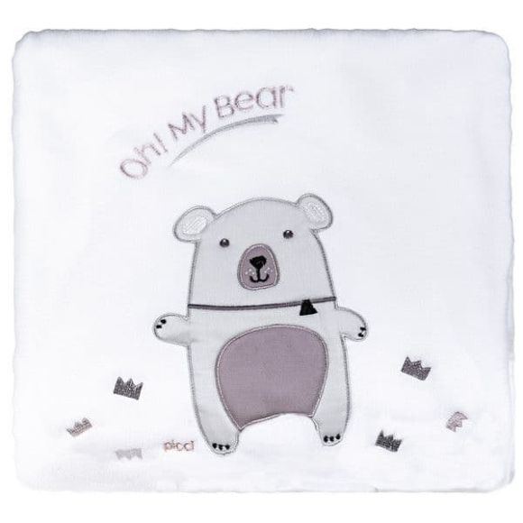 Κουβέρτα fleece κρεβατιού Picci σχέδιο Orso Grey στο Bebe Maison