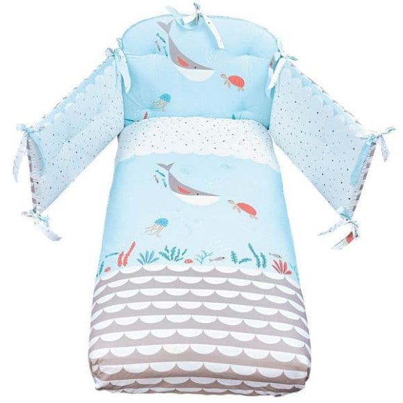 Σετ προίκας Picci Marlin printed blue στο Bebe Maison