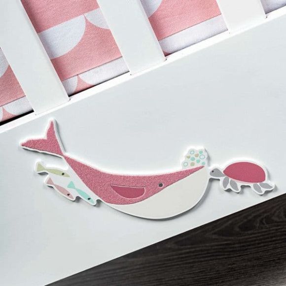 Βρεφικό κρεβάτι Picci σχέδιο Marlin Smart Pink στο Bebe Maison