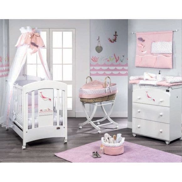 Ολοκληρωμένο βρεφικό δωμάτιο Picci Marlin Lux Pink στο Bebe Maison