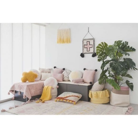 Lorena Canals Καλάθι αποθήκευσης Bazaar Ash Rose 50x35 στο Bebe Maison