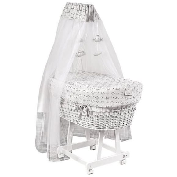 Great basket with veil Picci Space Gray στο Bebe Maison