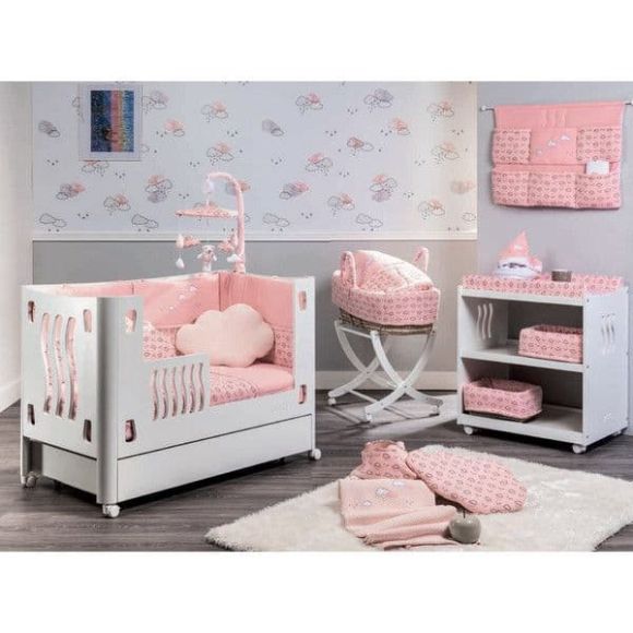 Ολοκληρωμένο βρεφικό δωμάτιο Picci Space Pink στο Bebe Maison