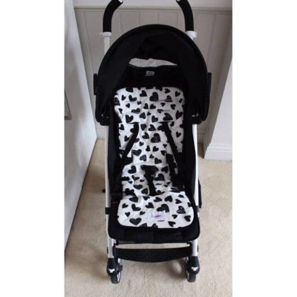 Προστατευτικό κάλυμμα καροτσιού Minene Black/White printed στο Bebe Maison