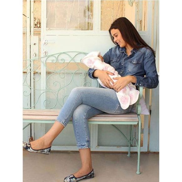 Minene Wrap Swaddle Blanket Μπλε στο Bebe Maison