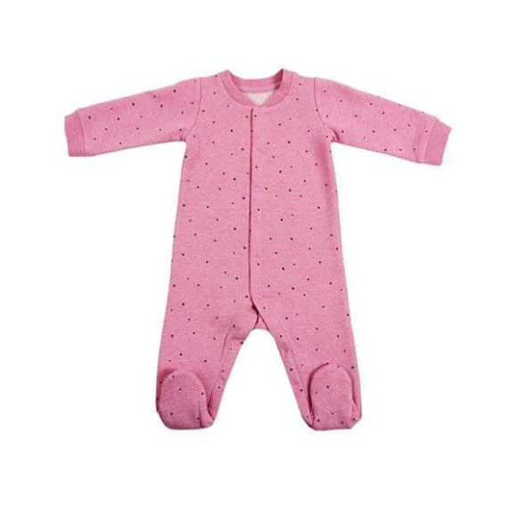 Minene Overalls Baby Girl Malange Pink Stars στο Bebe Maison