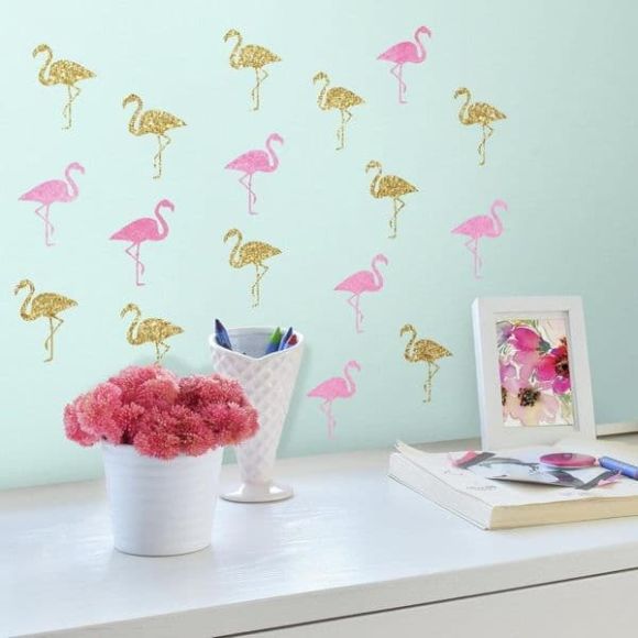Roommates Αυτοκόλλητα τοίχου "Flamingos" στο Bebe Maison