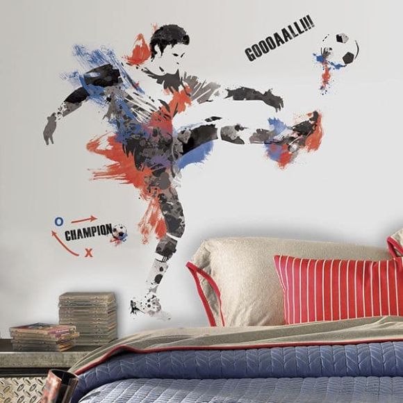 Roommates Αυτοκόλλητα τοίχου "Ποδοσφαιριστής" στο Bebe Maison