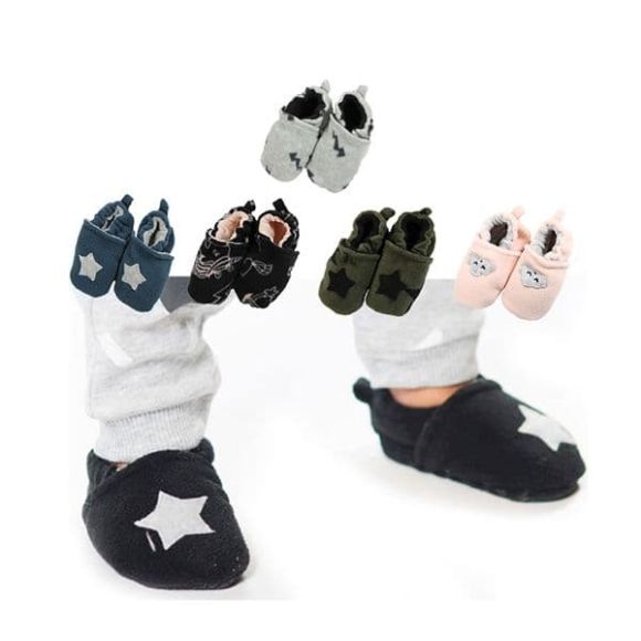 Minne Cozy Slippers / Μαύρο-ροζ unicorn στο Bebe Maison