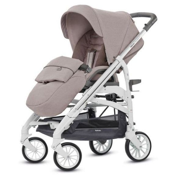 Πολυκαρότσι Inglesina Trilogy System Quattro Alpaca Beige-σκελετός City silver/white στο Bebe Maison