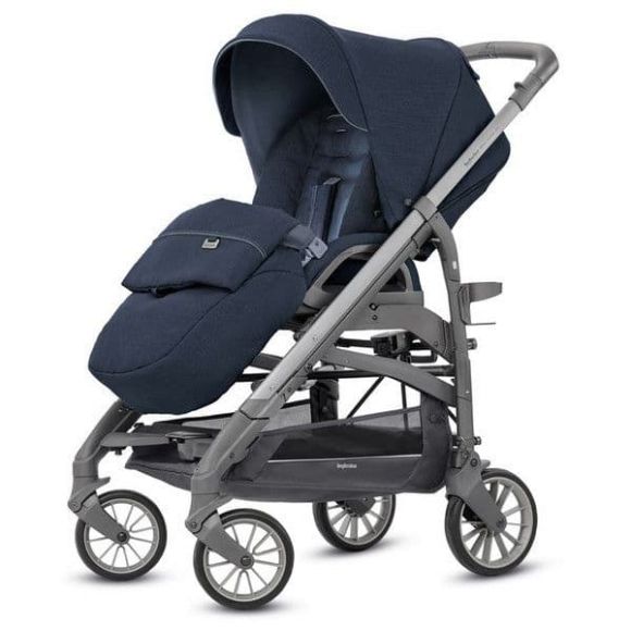 Πολυκαρότσι Inglesina Trilogy System Quattro Imperial Blue-σκελετός City titanium/slate στο Bebe Maison