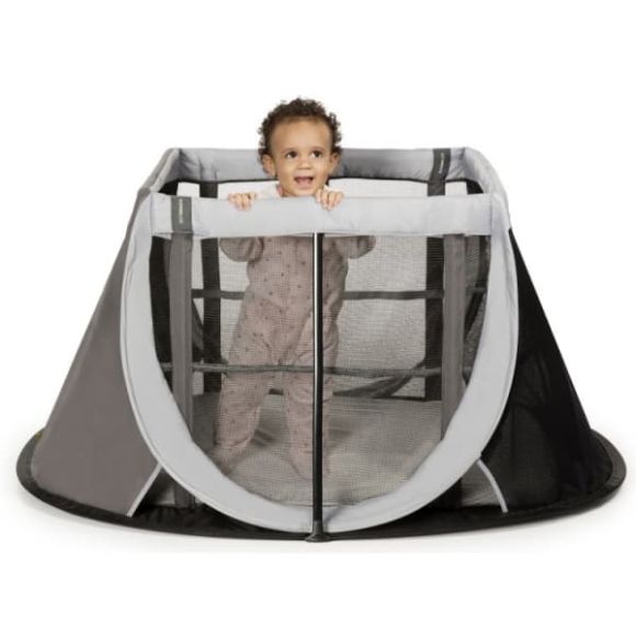 AeroMoov Instant Travel Cot Αναδιπλούμενο παρκοκρέβατο Μαύρο - Γκρι στο Bebe Maison