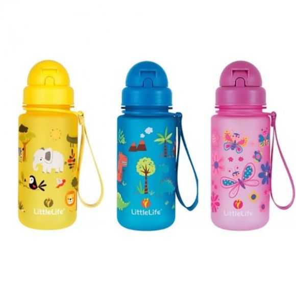 Παγούρι LittleLife 400 ml με καλαμάκι (Ροζ) στο Bebe Maison