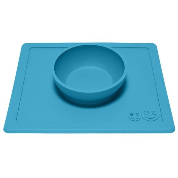 Ezpz Δίσκος και μπολ σε ένα Mini bowl in Blue στο Bebe Maison