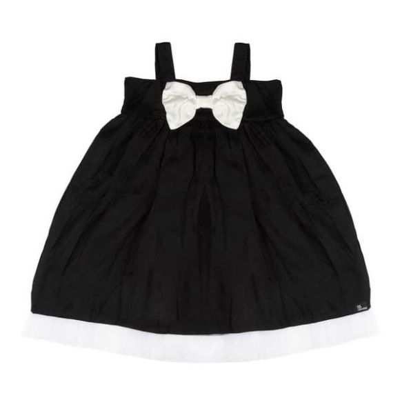 Παιδικό φόρεμα The Tiny Universe “Tiny Shoulders Dress” Black & White στο Bebe Maison