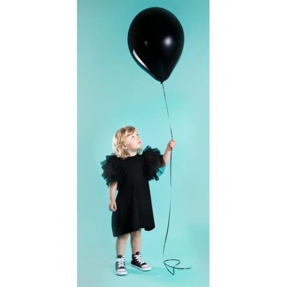 Παιδικό φόρεμα The Tiny Universe “The Tiny Wings Dress” Black στο Bebe Maison