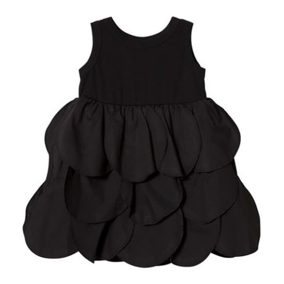 Παιδικό φόρεμα The Tiny Universe “The Tiny Circles Dress” All Black στο Bebe Maison