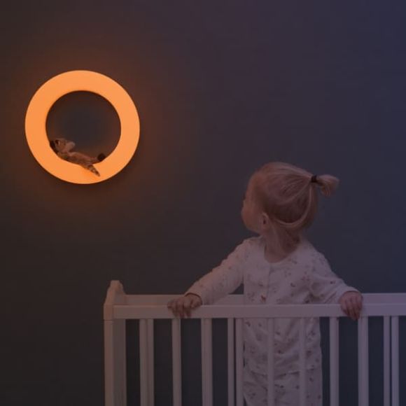 Fay rex otis smart wall lamp with gestures and 3 zazu animals στο Bebe Maison