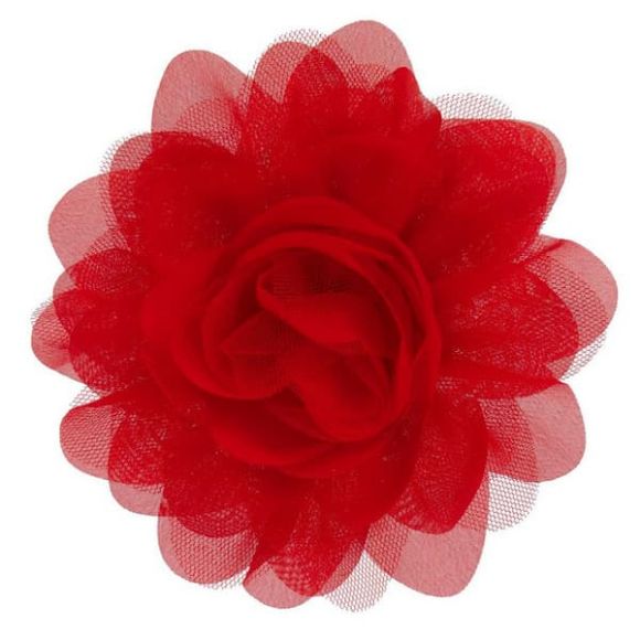Hair Accessories The Tiny Universe “Flower” Sharp Red στο Bebe Maison