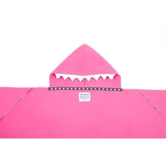 Little Champions πόντσο πετσέτα Microfiber Pink Shark στο Bebe Maison