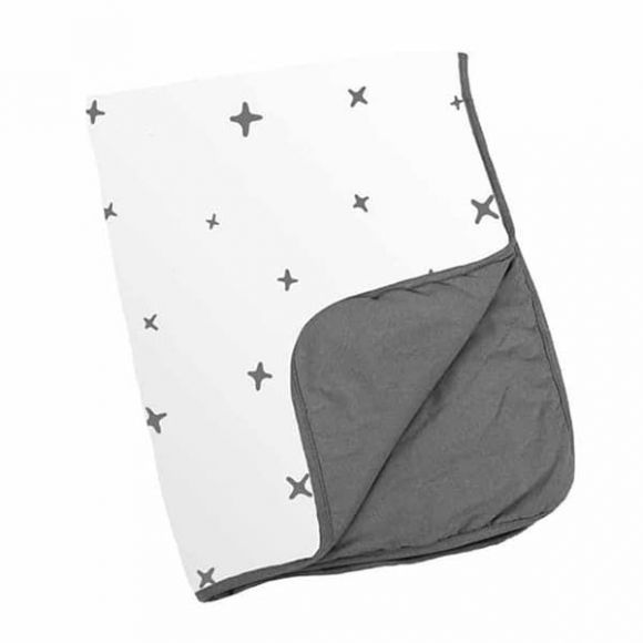 Κουβέρτα Doomoo Dream 75x100 Stars Anthracite στο Bebe Maison