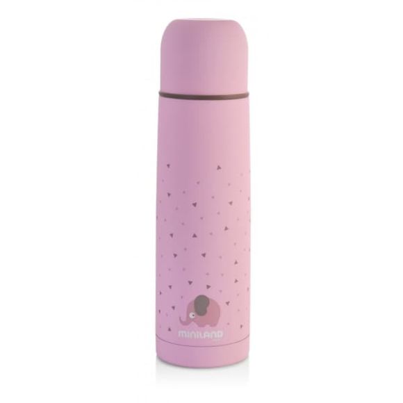 Θερμός νερού Miniland Silky Thermos Pink 500ml στο Bebe Maison