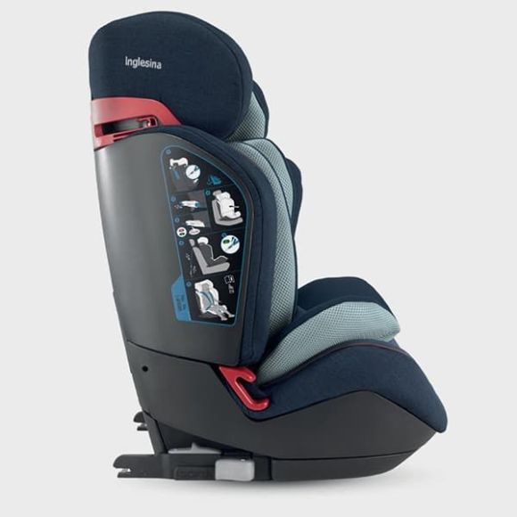 Inglesina Gemino I-Fix car seat 1-2-3 Gray στο Bebe Maison