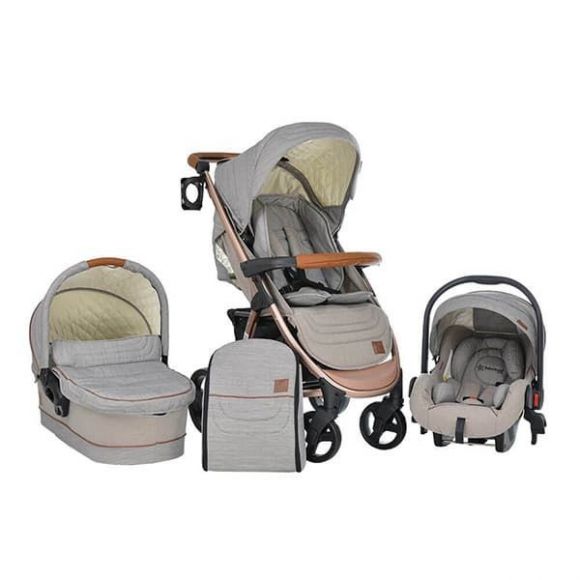 Πολυκαρότσι Αλουμινίου Bebe Stars Malibu 3 in 1 Brown 310-182 στο Bebe Maison